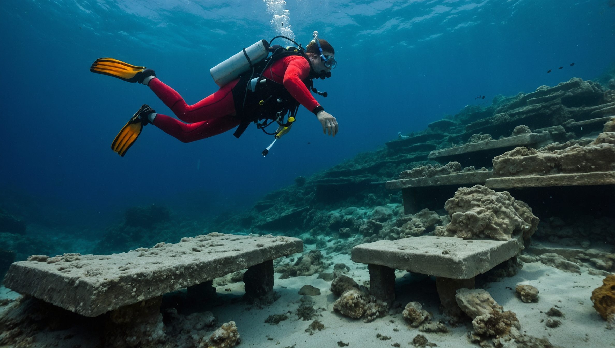 Arqueólogos descobrem antiga cidade subaquática na costa grega